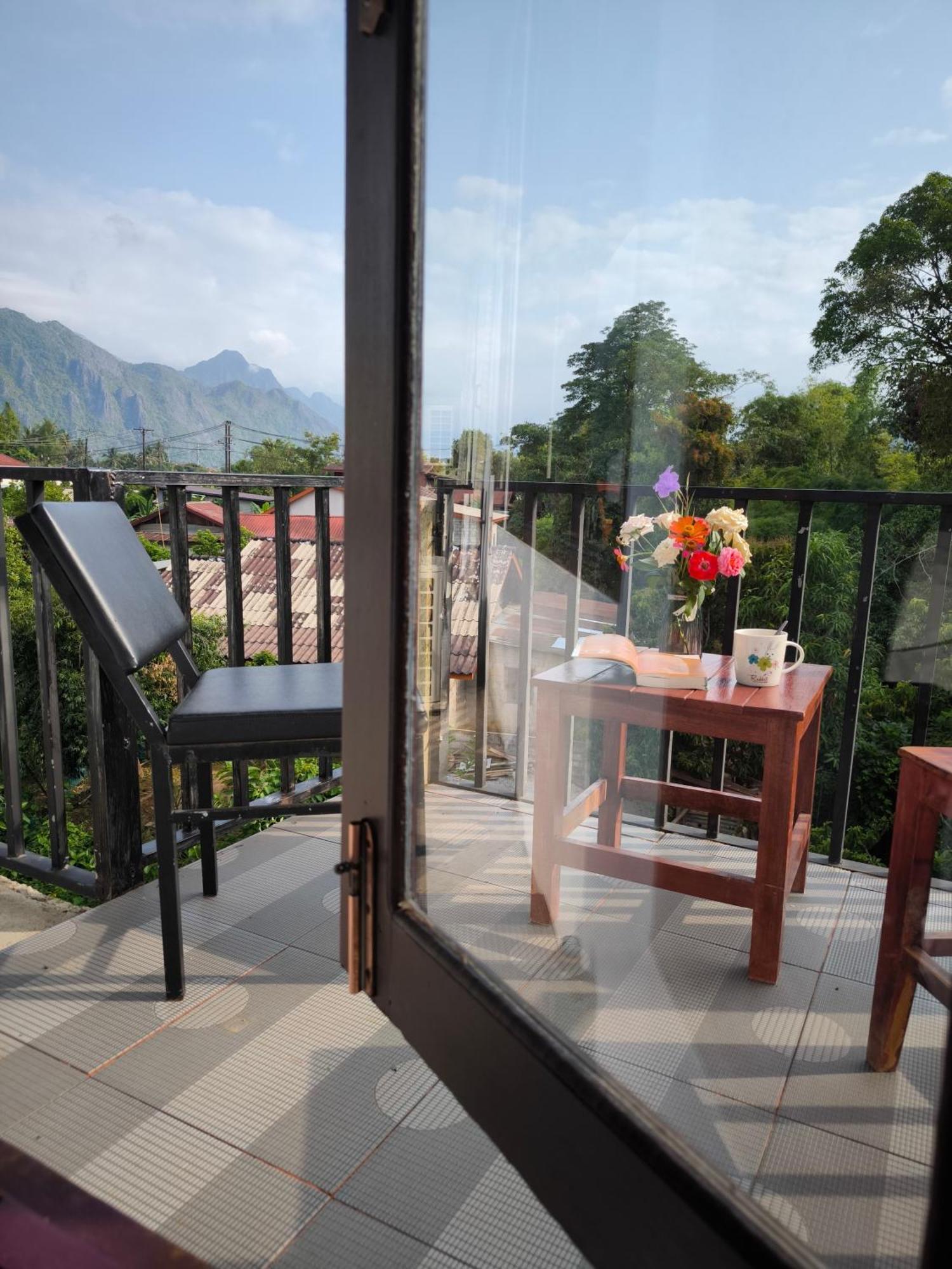 Dok Champa Resort Vang Vieng Exteriör bild